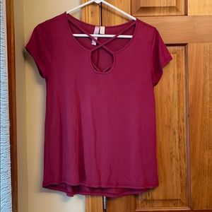 Alya Red Shirt Size small